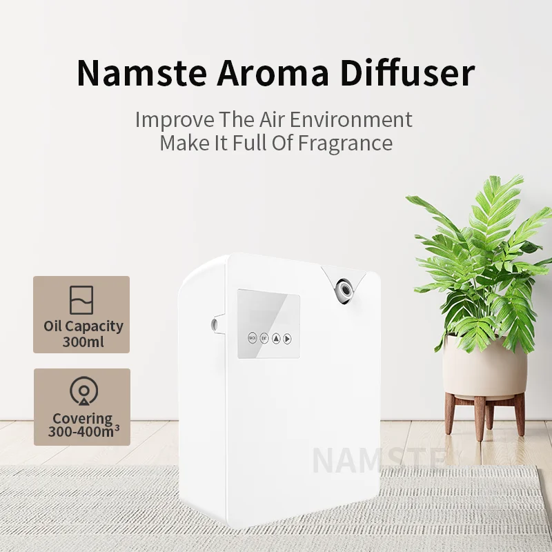 Namste Essential Oils Diffuser Aromatherapy Fragrance Machine Hotel Air Diffuser Home Freshener Device Electric Aromatic Oasis
Namste Essential Oils Diffuser Aromatherapy Fragrance Machine Hotel Air Diffuser Home Freshener Device Electric Aromatic Oasis