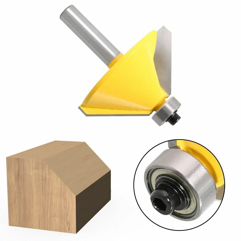 End Mill Edging Router Bits Cutting Tools 8mm Shank Carbide Tipped Chamfer & Bevel Hand Tool Universal Durable
End Mill Edging Router Bits Cutting Tools 8mm Shank Carbide Tipped Chamfer & Bevel Hand Tool Universal Durable