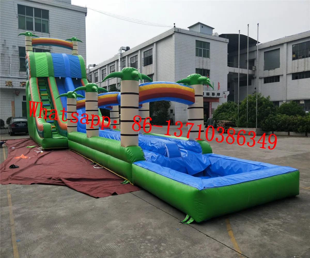 Commercial use with swimming pool children's coconut palm inflatable water slide
Commercial use with swimming pool children's coconut palm inflatable water slide