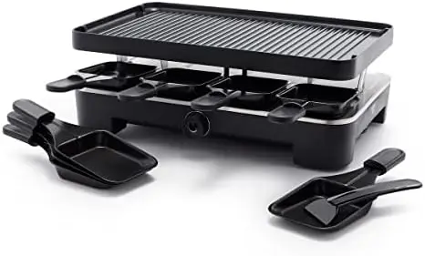 Indoor Tabletop Grill, Healthy Ceramic Nonstick, 2-in-1 Grill and Griddle, 8 Square Nonstick Pans, Adjustable Temperature Contro
Indoor Tabletop Grill, Healthy Ceramic Nonstick, 2-in-1 Grill and Griddle, 8 Square Nonstick Pans, Adjustable Temperature Contro