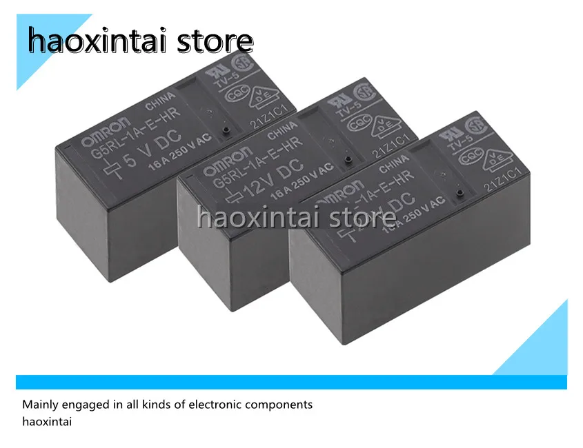 

1pcs relay G5RL-1A-E-HR-5VDC 12VDC 24VDC 6 feet 16A group normally open