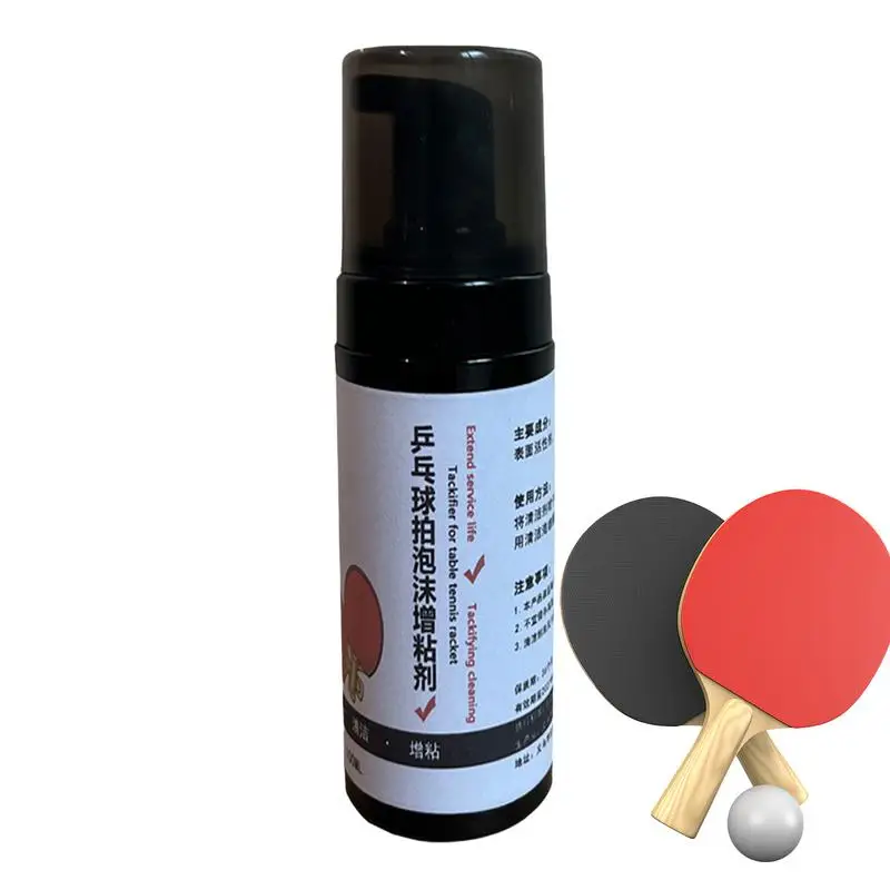 

Ping Pong Bat Cleaner Table Tennis Paddle Foam Cleaner 100ml Table Tennis Racket Care Kit For Cleaning And Restoring PingPong