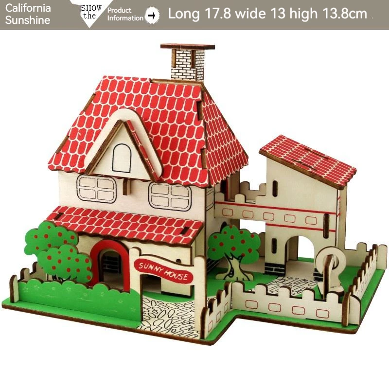 Adult Educational Handmade Wooden Puzzle Assembled Diy Hut Furniture Building Model Three-dimensional Model Toys Children's Gift
Adult Educational Handmade Wooden Puzzle Assembled Diy Hut Furniture Building Model Three-dimensional Model Toys Children's Gift