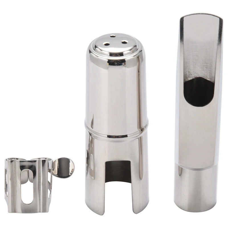 Silver Alto Saxophone Mouthpiece Nickelplated Copper Sax Mouth Size 6C 7C For Classical Jazz Music
Silver Alto Saxophone Mouthpiece Nickelplated Copper Sax Mouth Size 6C 7C For Classical Jazz Music