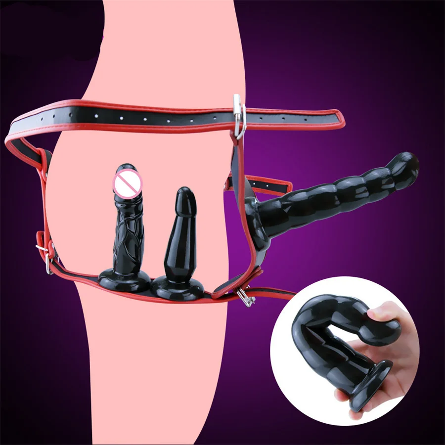 

Sexual Harness Strap On Dildo Lesbian Strapon Panties Double Dildo Realistic Penis Adult Sex Toys For Woman Couples Adults 18