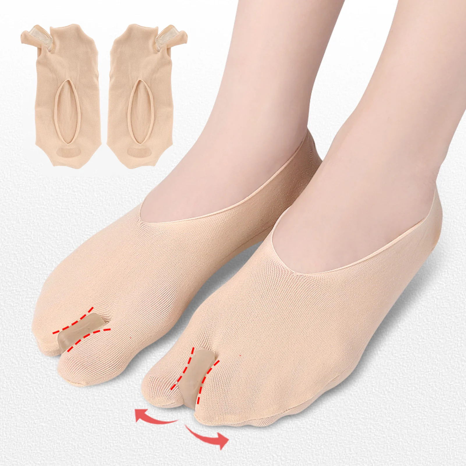Носки Bunion женские ортопедические, эластичные дышащие, коррекция вальгусной деформации большого пальца стопы, разделитель большого пальца стопы, облегчение боли, уход за ногами
Носки Bunion женские ортопедические, эластичные дышащие, коррекция вальгусной деформации большого пальца стопы, разделитель большого пальца стопы, облегчение боли, уход за ногами
