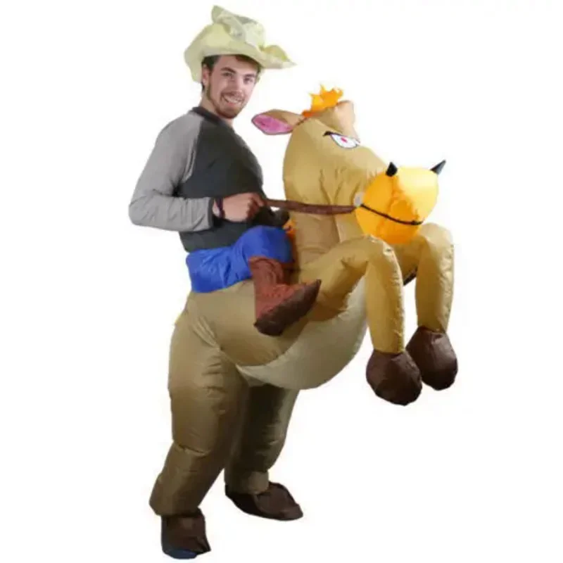 Adult Inflatable Horse Costume Riding Cowboy Cosplay Adult Fancy Stag Hen Night Costume Dress
Adult Inflatable Horse Costume Riding Cowboy Cosplay Adult Fancy Stag Hen Night Costume Dress
