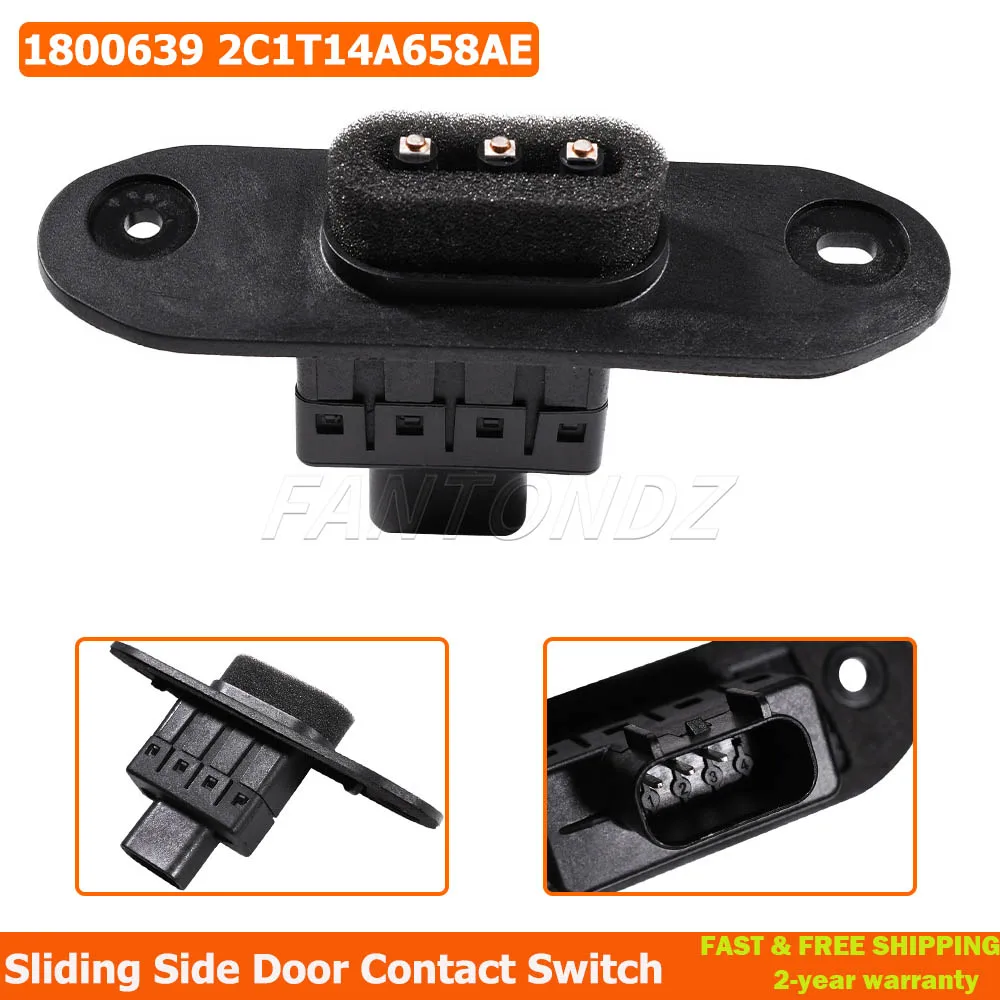 Контактный переключатель раздвижной боковой двери для Ford Transit Custom Transit MK6 2000-2006 MK7 2006-2014 1800639 2C1T14A658AE
Контактный переключатель раздвижной боковой двери для Ford Transit Custom Transit MK6 2000-2006 MK7 2006-2014 1800639 2C1T14A658AE