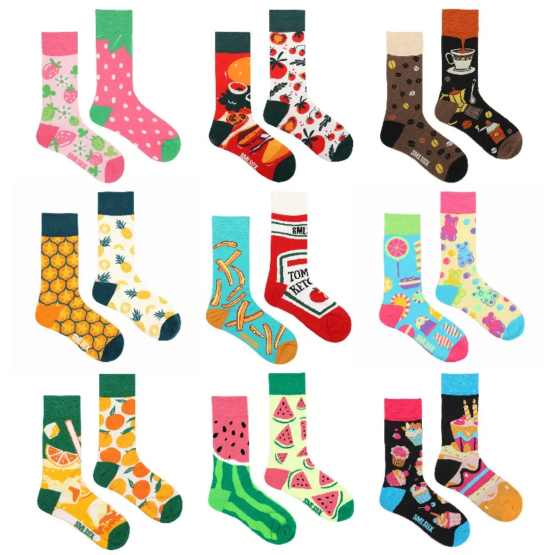 Individualized Men and Women Watermelon Pineapple Fruit Strawberry Chips Coffee Asymmetrical Fashion AB Medium Tube WOMEN Sock
Individualized Men and Women Watermelon Pineapple Fruit Strawberry Chips Coffee Asymmetrical Fashion AB Medium Tube WOMEN Sock