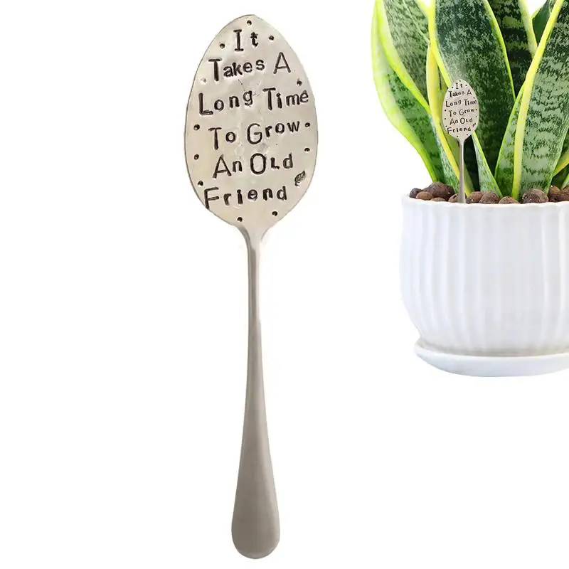 Craft Garden Marker Friendship Sign Friendship Art Sculpture Silver Spoon Plant Markers Metal Potted Plants Garden Decor For
Craft Garden Marker Friendship Sign Friendship Art Sculpture Silver Spoon Plant Markers Metal Potted Plants Garden Decor For