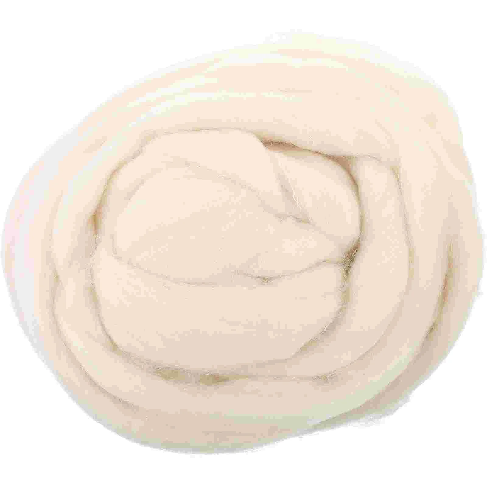 Natural Roving Felting Yarn Roving Fibre Yarn Roving Felt Crafts for DIY Craft Felting Hand 200g ( Galatea )
Natural Roving Felting Yarn Roving Fibre Yarn Roving Felt Crafts for DIY Craft Felting Hand 200g ( Galatea )