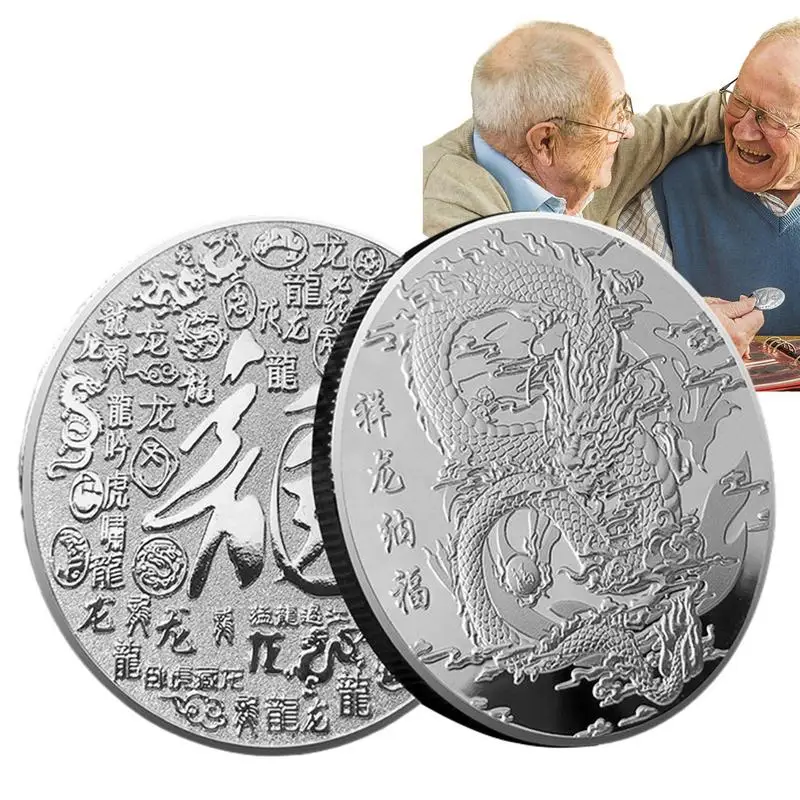 Chinese Good Luck Dragon Coin Portable Great Symbol Coin With Chinese Letters New Year Gifts For Children Friends Neighbors
Chinese Good Luck Dragon Coin Portable Great Symbol Coin With Chinese Letters New Year Gifts For Children Friends Neighbors