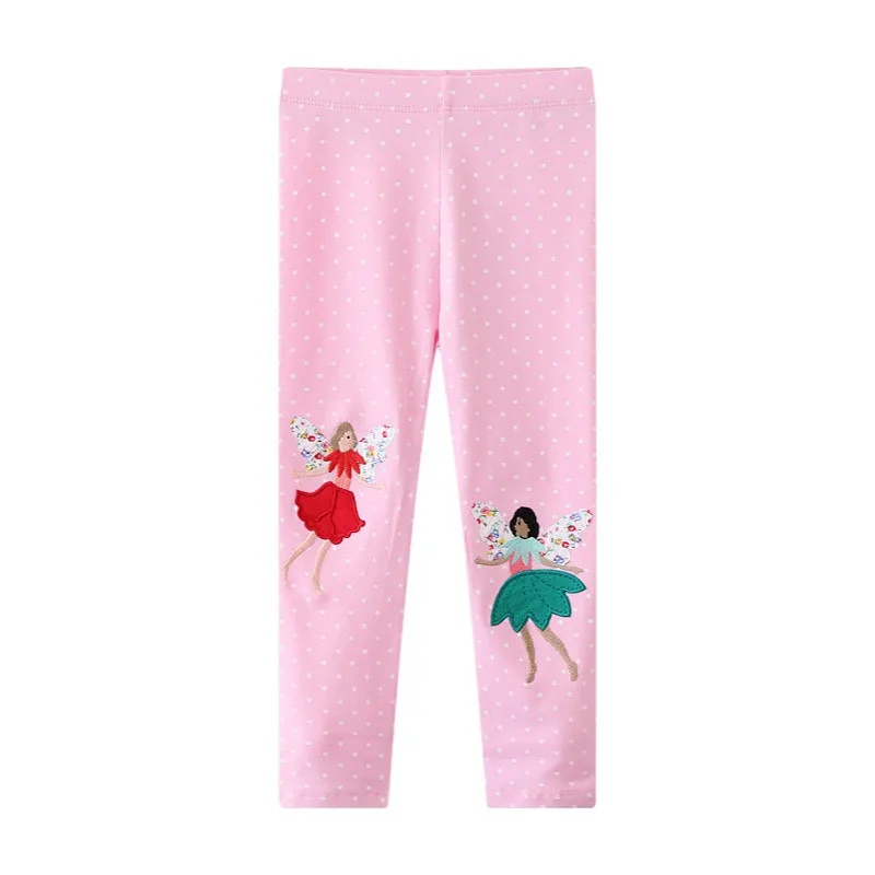 

Осенне-весенние леггинсы для девочек zeebread, штаны для детей, модные детские брюки-карандаш с вышивкой в виде сказок, лидер продаж, брюки