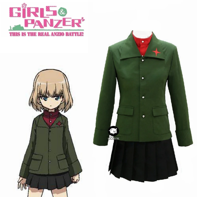 GIRLS und PANZER Katyusha Nonna suit Cosplay costume Carnaval Halloween Christmas Costume
GIRLS und PANZER Katyusha Nonna suit Cosplay costume Carnaval Halloween Christmas Costume