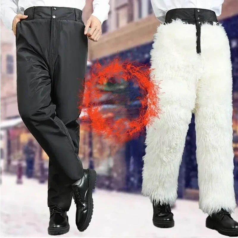 100% Genuine Sheepskin Pants Men Warm Winter High Waist Long Men's Clothing Snowsuits Trousers Plus Size
100% Genuine Sheepskin Pants Men Warm Winter High Waist Long Men's Clothing Snowsuits Trousers Plus Size