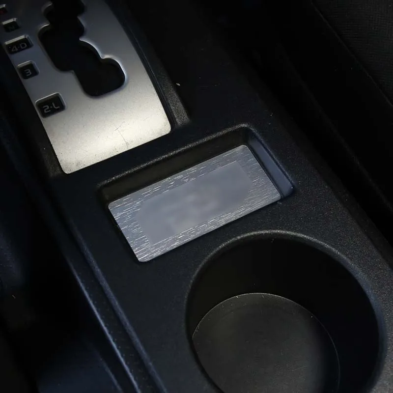For 07-21 Toyota FJ Cruiser gear rear slot word label pad high quality aluminum alloy interior styling decorative sticker
For 07-21 Toyota FJ Cruiser gear rear slot word label pad high quality aluminum alloy interior styling decorative sticker