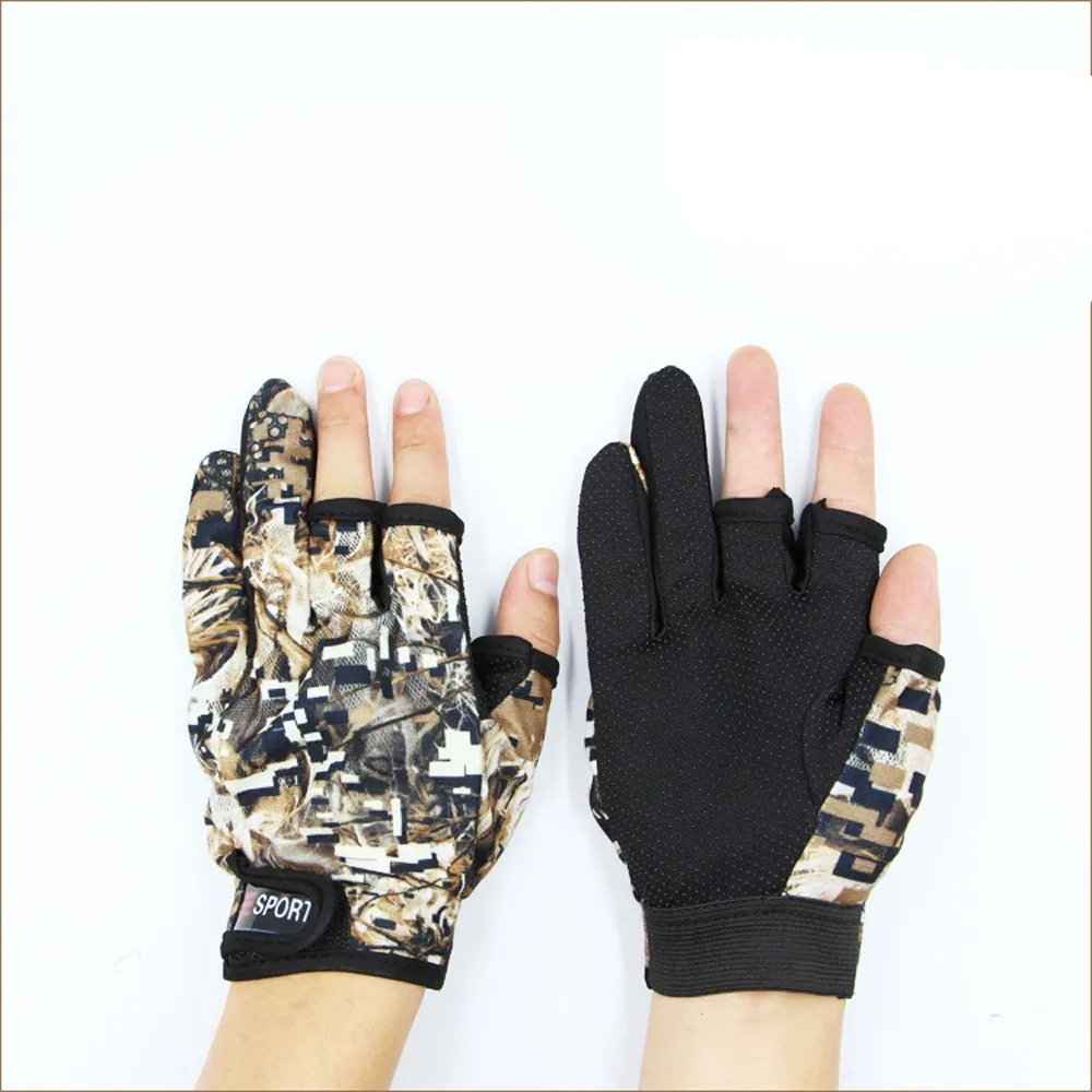 1Pair Fishing Gloves Winter Camouflage Unisex Outdoor Anti-slip Waterproof Three Fingers Cut Angling Gloves Sports Accessories
1Pair Fishing Gloves Winter Camouflage Unisex Outdoor Anti-slip Waterproof Three Fingers Cut Angling Gloves Sports Accessories