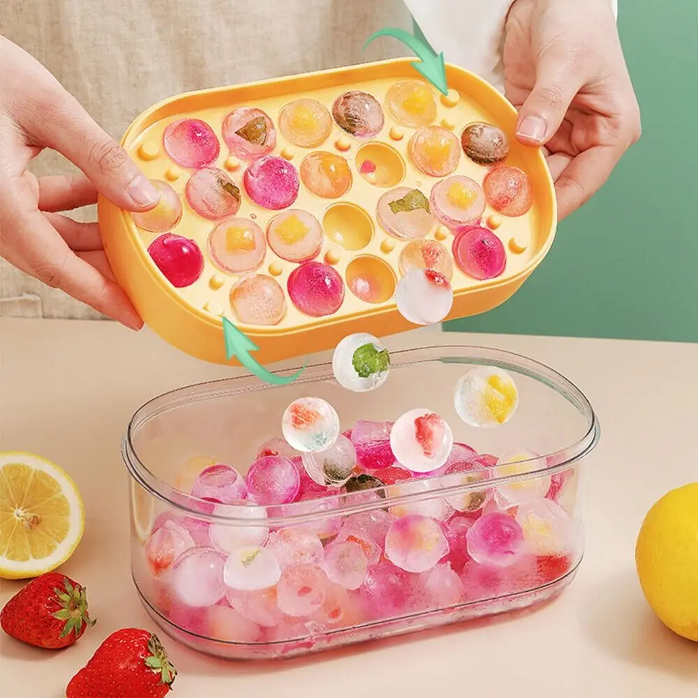Silica Gel 24 Grids Ice Cube Tray Easy To Clean Double Layer With Lid Ice Ball Maker Round High Capacity Ice Storage Box Party
Silica Gel 24 Grids Ice Cube Tray Easy To Clean Double Layer With Lid Ice Ball Maker Round High Capacity Ice Storage Box Party