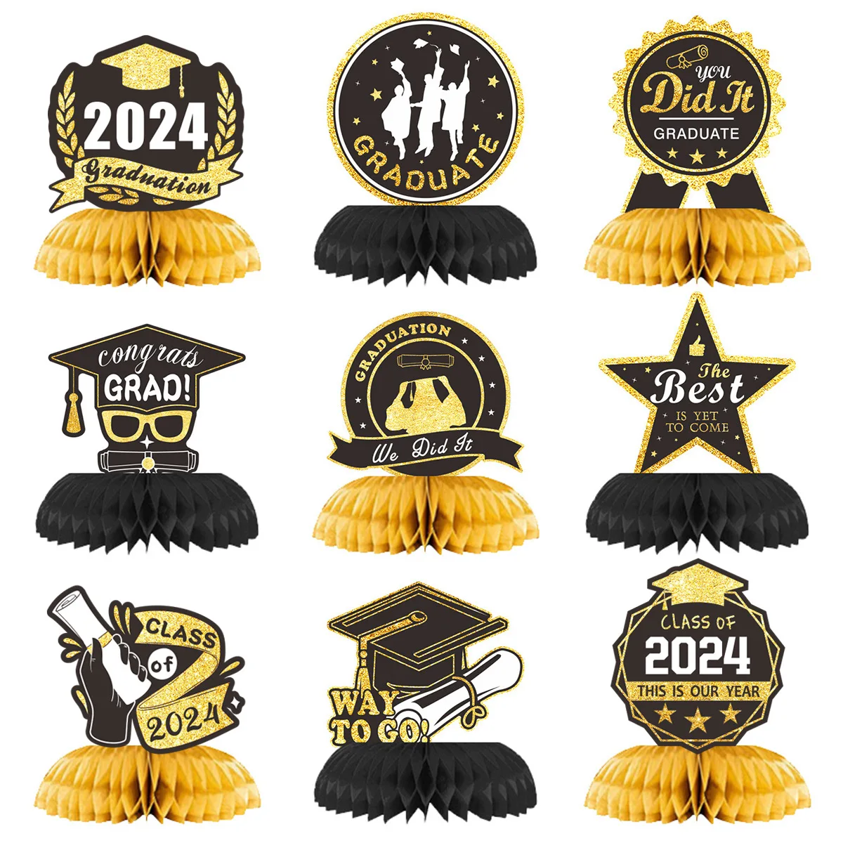 Выпускная Версия Настольная Композиция, сотовая композиция, поздравления, градиент 2024, мы сделали это, композиция на выпускной сезон, 9 шт.
Выпускная Версия Настольная Композиция, сотовая композиция, поздравления, градиент 2024, мы сделали это, композиция на выпускной сезон, 9 шт.