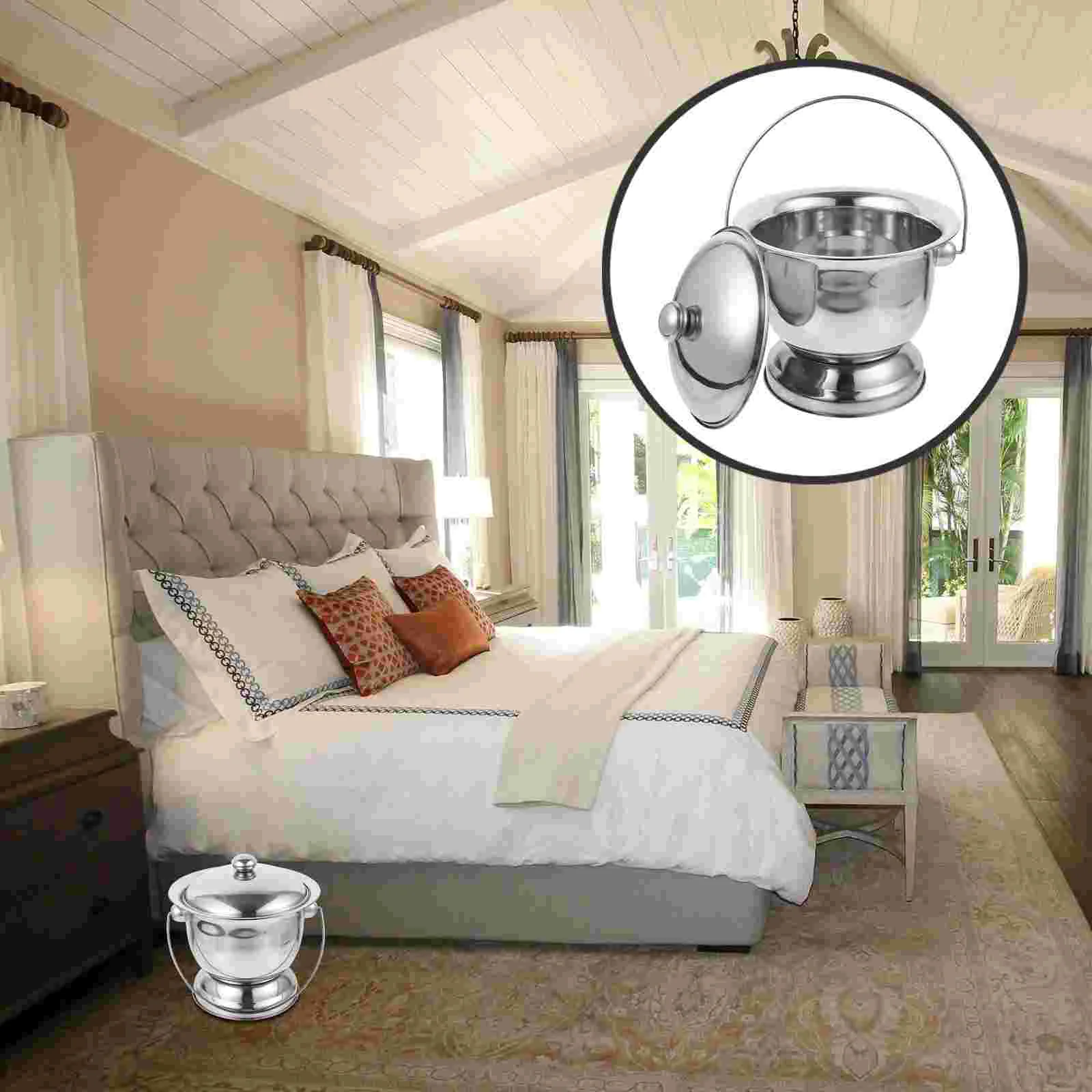 Portable Toilet Bedpan Stainless Steel Bedpans Lid Adult Baby Potty Pregnant Woman Camping Urinal Urine Pots
Portable Toilet Bedpan Stainless Steel Bedpans Lid Adult Baby Potty Pregnant Woman Camping Urinal Urine Pots
