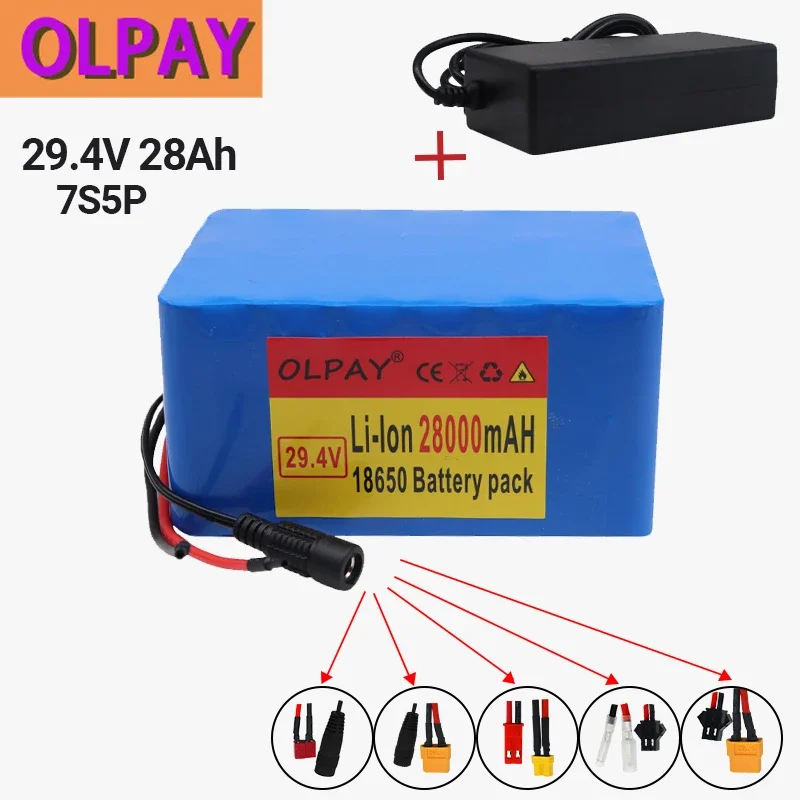high quality 7S5P 24v 34Ah battery 250w 29.4V 34000mAh lithium-ion battery for wheelchair electric bicycle+Charger
high quality 7S5P 24v 34Ah battery 250w 29.4V 34000mAh lithium-ion battery for wheelchair electric bicycle+Charger