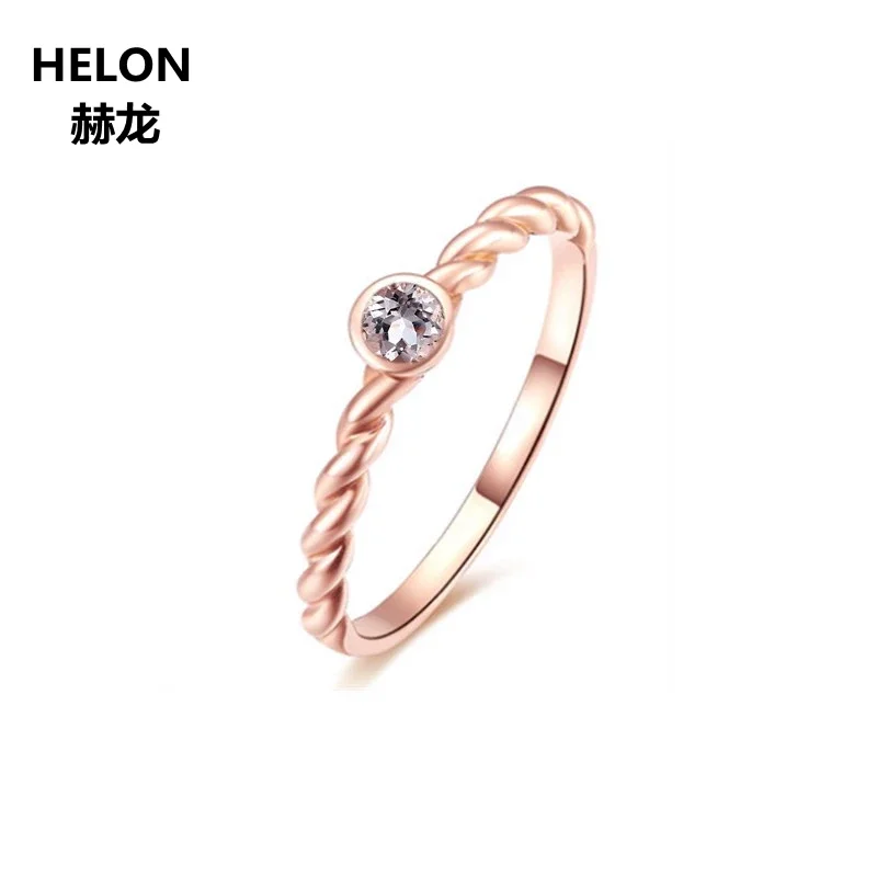 Solid 14k Rose Gold 4.5mm Round Natural Morganite Engagement Wedding Ring Anniversary Party Women Ring Fine Jewelry
Solid 14k Rose Gold 4.5mm Round Natural Morganite Engagement Wedding Ring Anniversary Party Women Ring Fine Jewelry