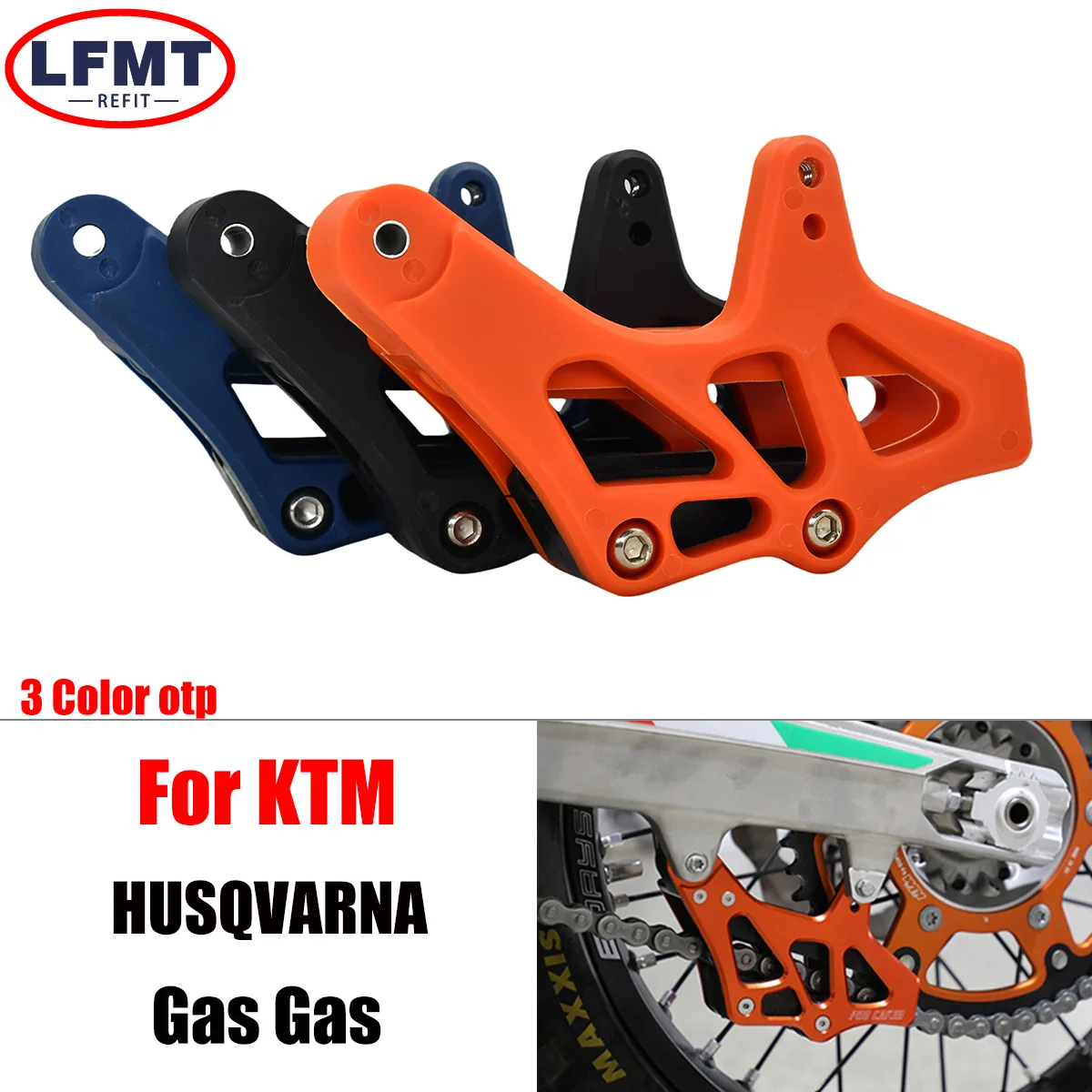 

For KTM SX SX-F XC XC-F XC-W XCF-W EXC EXC-F TPI Six Days 125-500 2008-2023 Motocross MX Motorcycle Chain Guide Guard Protection