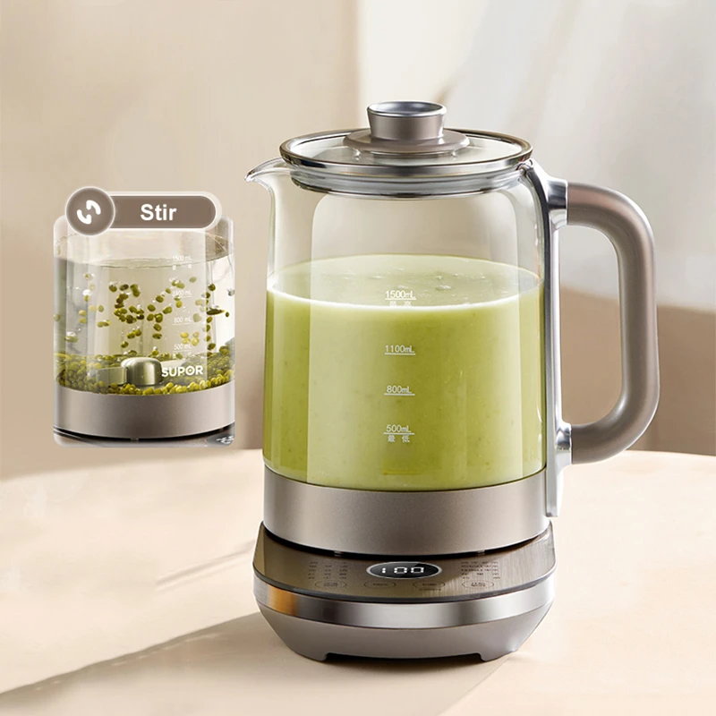 1.5L Hybrid Electric Kettle Multifunctional Insulated Kettle Five Stage Temperature Household Kitchen Utensils
1.5L Hybrid Electric Kettle Multifunctional Insulated Kettle Five Stage Temperature Household Kitchen Utensils