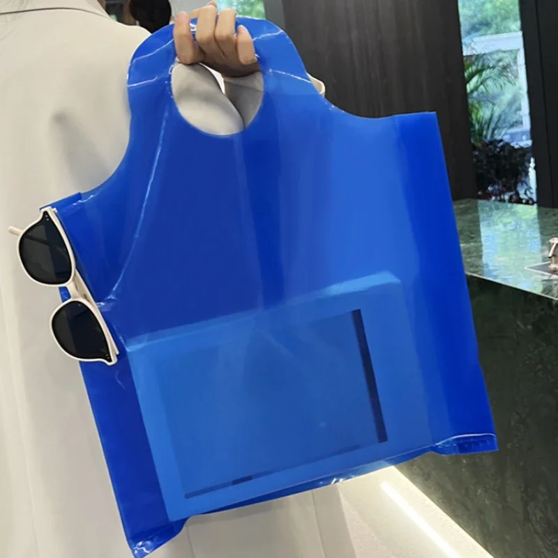 Customizable Logo Transparent Shopping Bag Thick Plastic Handbag Shopping Clothing Birthday Three-dimensional Gift Bag
Customizable Logo Transparent Shopping Bag Thick Plastic Handbag Shopping Clothing Birthday Three-dimensional Gift Bag