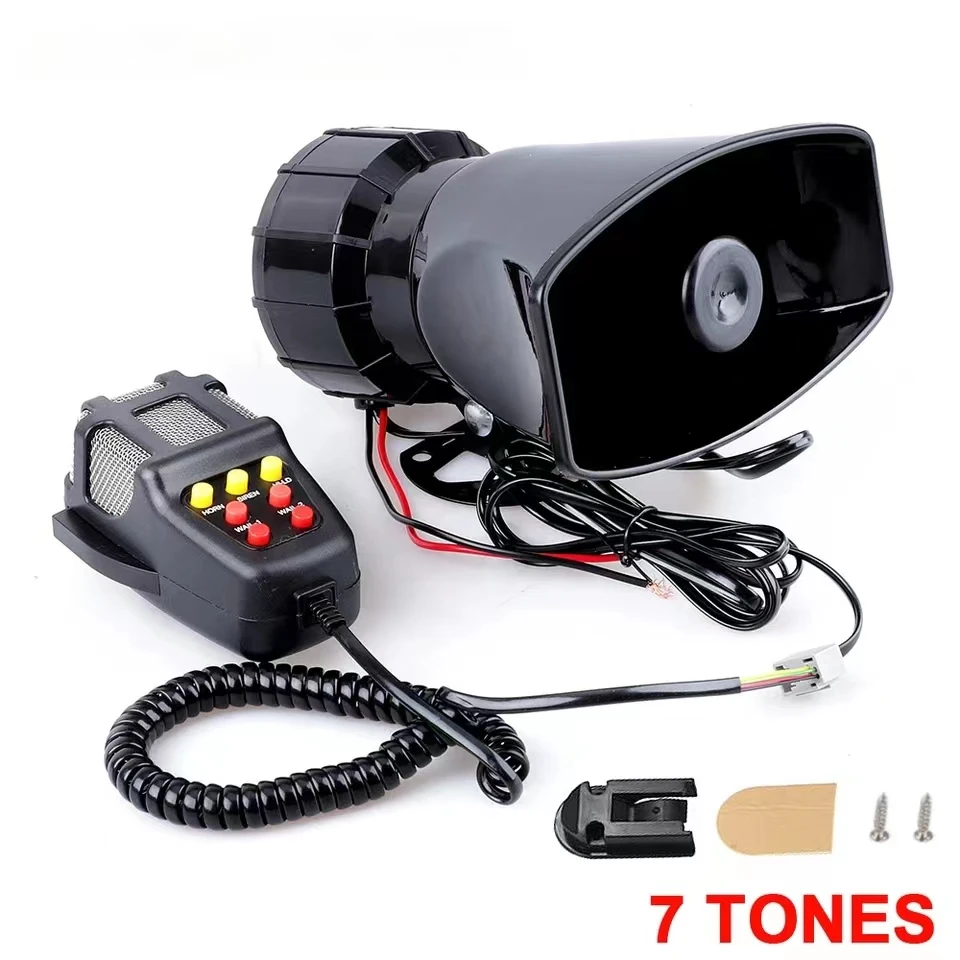 Car Horn Loud Multipurpose Speaker Police Siren Air Horn Megaphone Emergency Alarm 12v 110db Loud Sound 7 Tones & Claxon Horns
Car Horn Loud Multipurpose Speaker Police Siren Air Horn Megaphone Emergency Alarm 12v 110db Loud Sound 7 Tones & Claxon Horns