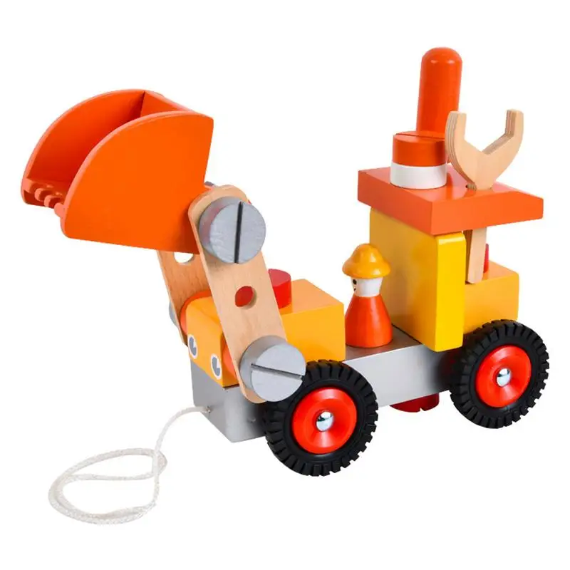 Wooden Building Blocks Excavator Construction Blocks STEM Toys Fine Motor Skills Toys Birthday Gift For Boys And Girls
Wooden Building Blocks Excavator Construction Blocks STEM Toys Fine Motor Skills Toys Birthday Gift For Boys And Girls