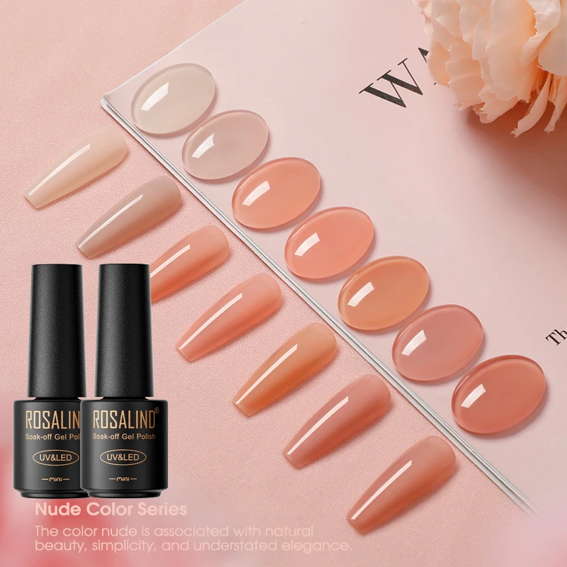 ROSALIND Gel Nail Polish Nude Hybrid Varnishes Semi Permanent Nails Art Nail Polish Base Top Coat UV Gel Esmalte Need LED Lamp
ROSALIND Gel Nail Polish Nude Hybrid Varnishes Semi Permanent Nails Art Nail Polish Base Top Coat UV Gel Esmalte Need LED Lamp