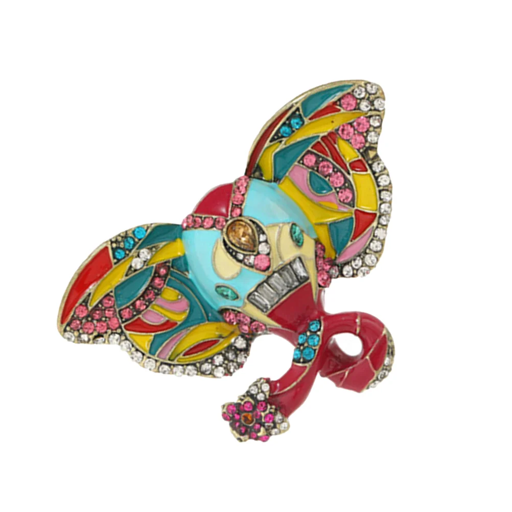 Elephant Head Brooch Vintage Clothes Accessory Rhinestones Lapel Badge Alloy Women's Brooches Enamel Miss
Elephant Head Brooch Vintage Clothes Accessory Rhinestones Lapel Badge Alloy Women's Brooches Enamel Miss