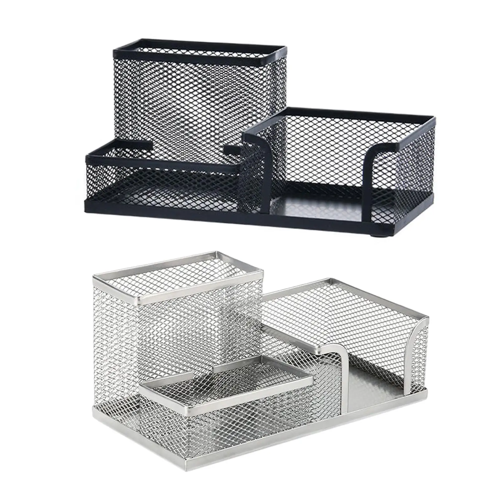 Organizer Office Supplies Pencil Holder with Storage Baskets for Desktop Accessories 3 Compartments
Organizer Office Supplies Pencil Holder with Storage Baskets for Desktop Accessories 3 Compartments