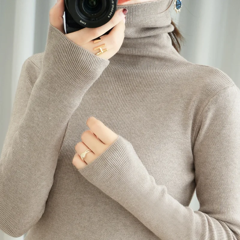 Women Sweater 2023 Autumn Winter Turtleneck Slim Lady Pullovers Stretch Bottoming Shirts Solid Pull Woman Korean Knitwear Jumper
Women Sweater 2023 Autumn Winter Turtleneck Slim Lady Pullovers Stretch Bottoming Shirts Solid Pull Woman Korean Knitwear Jumper