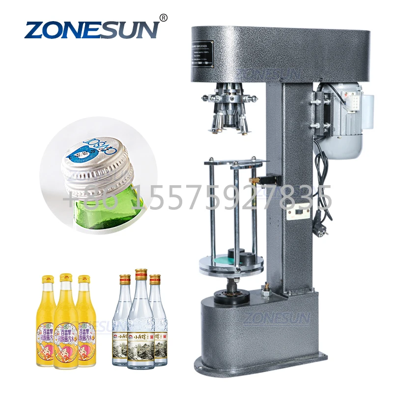 ZONESUN ZS-XG50D Semi Automatic Wine Bottle Ropp Metal Lock Aluminum Cap Crimping Capping Machine Supply
ZONESUN ZS-XG50D Semi Automatic Wine Bottle Ropp Metal Lock Aluminum Cap Crimping Capping Machine Supply