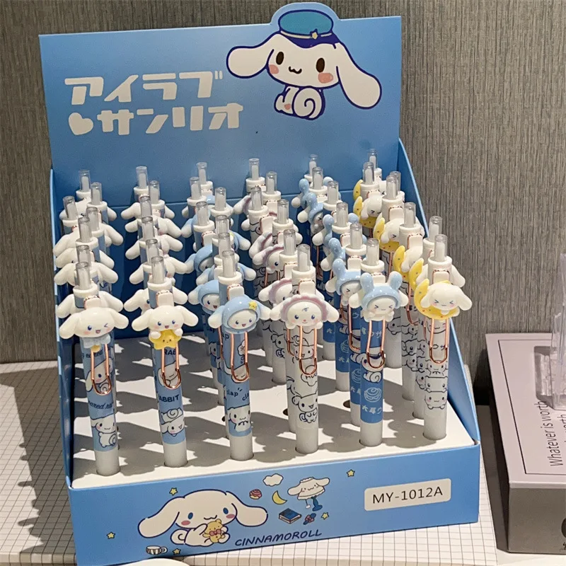 Sanrio 36pcs Gel Pen Blue Cream Cinnamoroll New Pendant Press Pens Cute Students Learn Stationery 0.5 School Office Signature
Sanrio 36pcs Gel Pen Blue Cream Cinnamoroll New Pendant Press Pens Cute Students Learn Stationery 0.5 School Office Signature