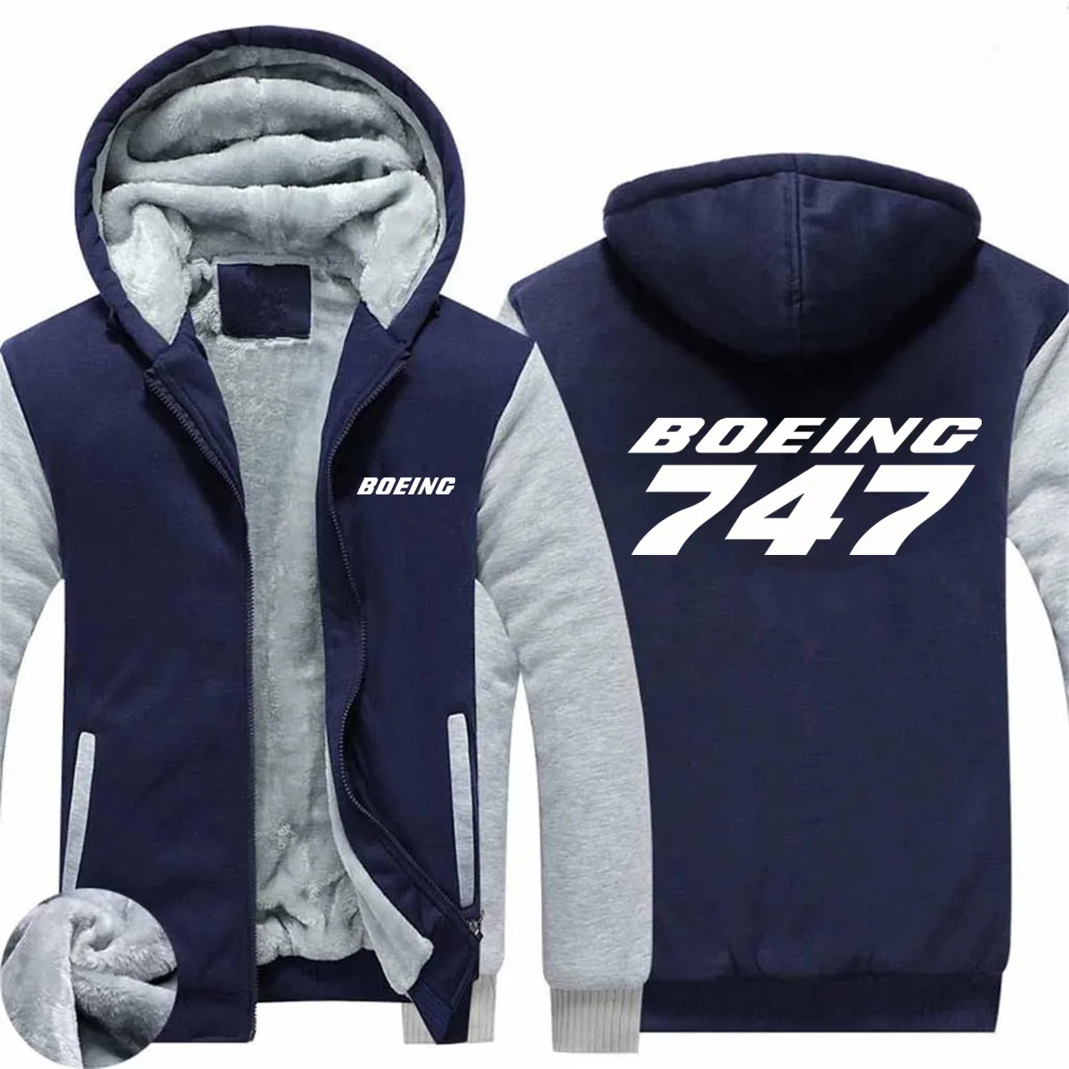 Hip Hop Wool Fleece Warm Boeing 747 Zipper Thick Man Hooded Hoodies Sweatshirts Streetwear Men Coat Jacket New Autumn Winter
Hip Hop Wool Fleece Warm Boeing 747 Zipper Thick Man Hooded Hoodies Sweatshirts Streetwear Men Coat Jacket New Autumn Winter