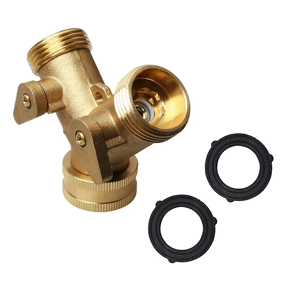 Adapter Hose Connector Y-type Brass Garden Heavy-duty Hose Splitter Plastic Replacement Rubber Gasket Watering
Adapter Hose Connector Y-type Brass Garden Heavy-duty Hose Splitter Plastic Replacement Rubber Gasket Watering
