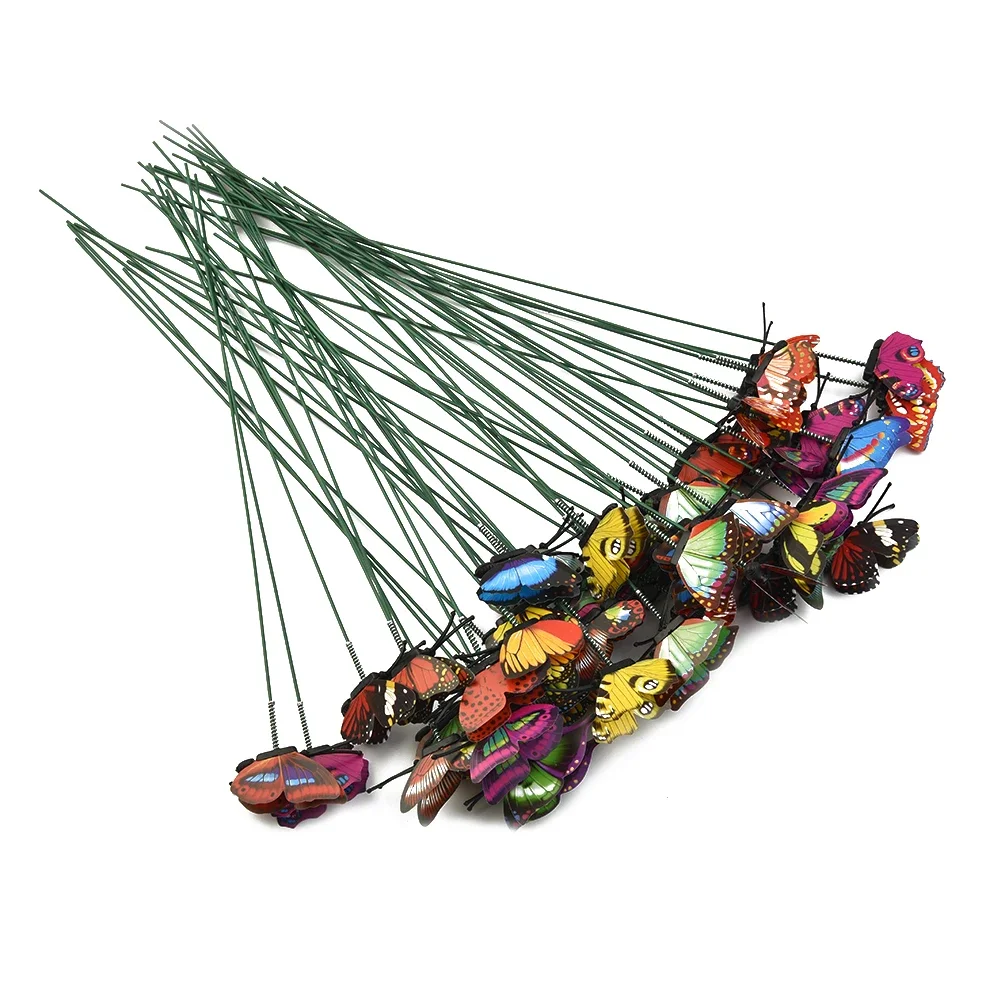 50Pcs 3D Creative Simulation Single-layer Plunger Butterfly Ornaments Outdoor Flowerpot Home Decor Yard Art Material
50Pcs 3D Creative Simulation Single-layer Plunger Butterfly Ornaments Outdoor Flowerpot Home Decor Yard Art Material