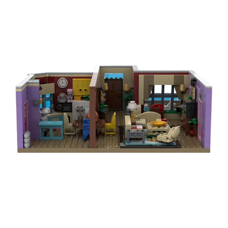 MOC Creative Expert Ideas City Friends The Television Series Monica Room Assembly Building Blocks DIY Toys for Children Gift
MOC Creative Expert Ideas City Friends The Television Series Monica Room Assembly Building Blocks DIY Toys for Children Gift
