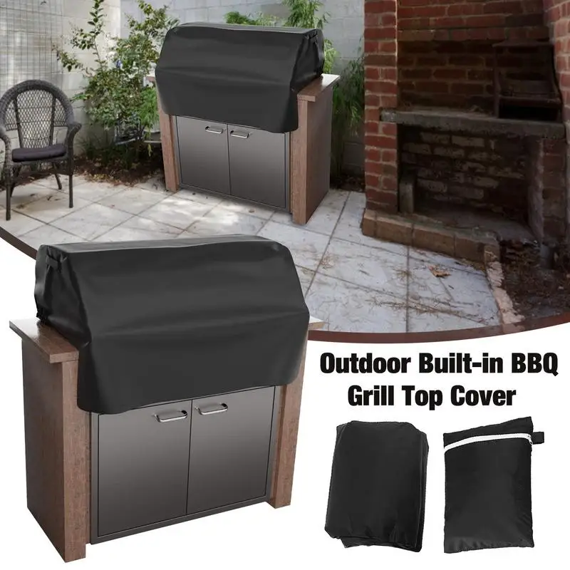 BBQ Grill Top Cover Waterproof Dustproof Built In Grill Cover 210D Oxford Cloth Outdoor Barbecue Grill Cover
BBQ Grill Top Cover Waterproof Dustproof Built In Grill Cover 210D Oxford Cloth Outdoor Barbecue Grill Cover