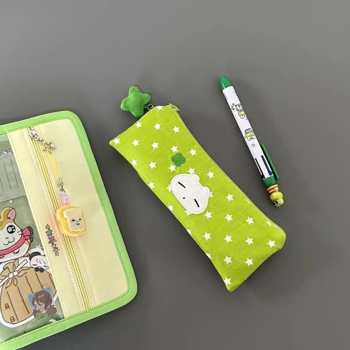2026 NEW CUTE Stars Pencil Case Mesh Multilayer Pen Bag Multifunctional Large Capacity Stationery Bag School 2026 NEW CUTE Stars Pencil Case Mesh Multilayer Pen Bag Multifunctional Large Capacity Stationery Bag School