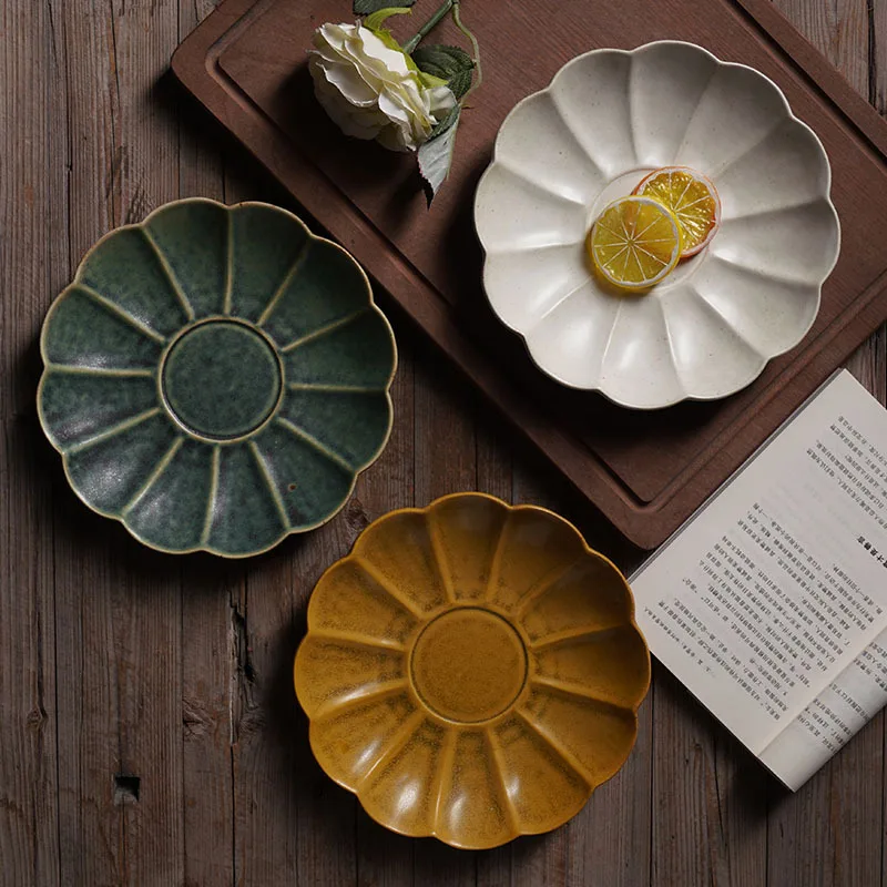 Japanese Creative Plate Coarse Pottery Retro Celebrity Food Dishe Household Dish Homestay Hotels Restaurants Commercial Dishes
Japanese Creative Plate Coarse Pottery Retro Celebrity Food Dishe Household Dish Homestay Hotels Restaurants Commercial Dishes