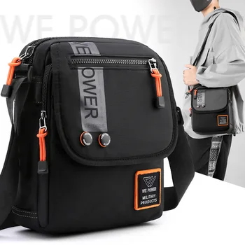 Bolsa de Perna Versátil: O Essencial para Motociclistas e Aventureiros 11 Men Cross Body Messenger Shoulder Bag Pouch Multi-Purpose Fashion Casual Military Waterproof Nylon Male Small Crossbody Bag
