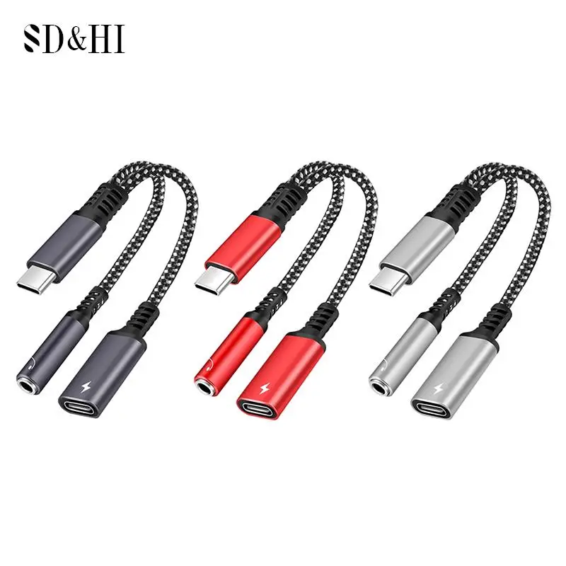 1PCS 2 In 1 USB C To 3.5mm Headphone Jack Adapter Type C Charge Audio Aux Adaptor For Mobile Phone Accessories
1PCS 2 In 1 USB C To 3.5mm Headphone Jack Adapter Type C Charge Audio Aux Adaptor For Mobile Phone Accessories