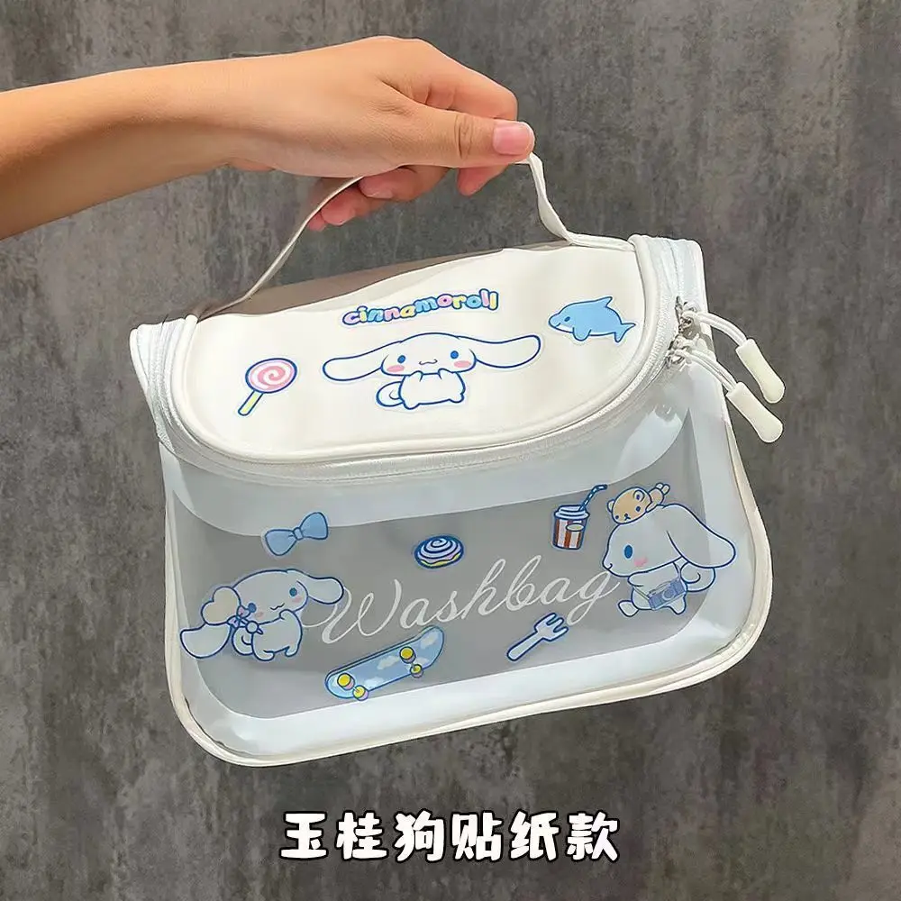 Cinnamorol Portable Cosmetic Bag Hello Kitty Storage Bag Large Capacity Travel Waterproof Cute Transparent Water Proof Bag Women
Cinnamorol Portable Cosmetic Bag Hello Kitty Storage Bag Large Capacity Travel Waterproof Cute Transparent Water Proof Bag Women