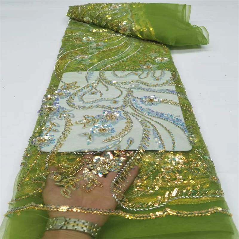 SJ Lace Luxury African Sequins Lace Fabric 2022 High Quality Eembroidery French Nigerian Lace Fabrics For Wedding Dress qx14-18
SJ Lace Luxury African Sequins Lace Fabric 2022 High Quality Eembroidery French Nigerian Lace Fabrics For Wedding Dress qx14-18