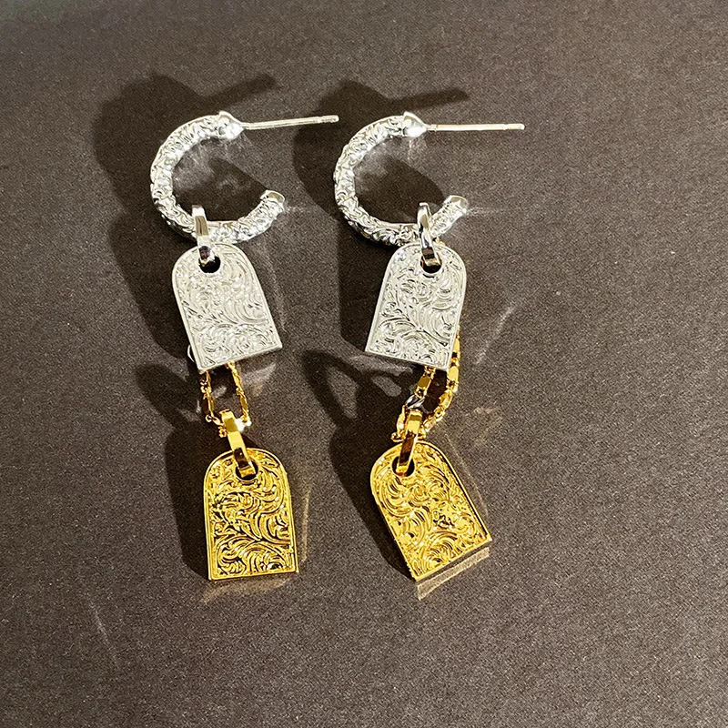 Europe and America Trend Earrings Metal Square Long Dangle Earrings for Women Daily Jewelry Pendant Gift
Europe and America Trend Earrings Metal Square Long Dangle Earrings for Women Daily Jewelry Pendant Gift
