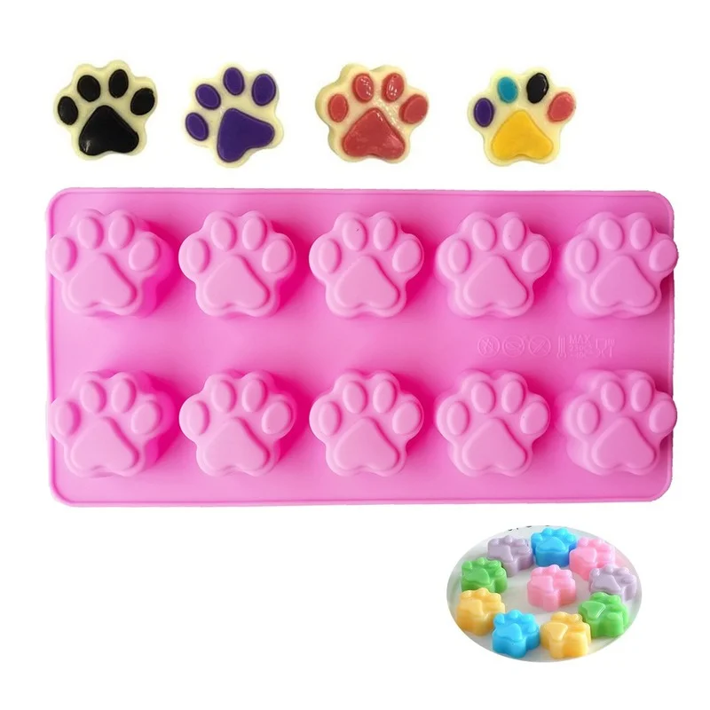 Animal Cartoon Dog Footprint Cat Paw Silicone Cake Mold Mousse Chocolate Mould Pudding Jelly Kitchen Handmade Baking Tools
Animal Cartoon Dog Footprint Cat Paw Silicone Cake Mold Mousse Chocolate Mould Pudding Jelly Kitchen Handmade Baking Tools